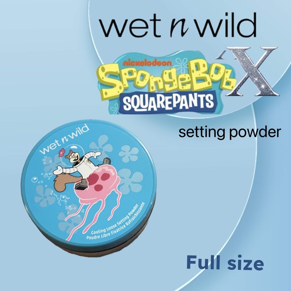 ⚡️*BNIB* WET N WILD X SPONGE BOB | Full | Cooling Loose Setting Powder